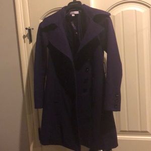 Purple trench coat (thick)